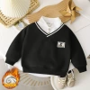 Black, fleece