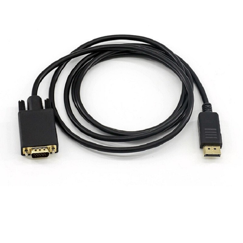 DP to VGA conversion line Displayport to VGA display conversion line VGA HD data line 1.8 meters