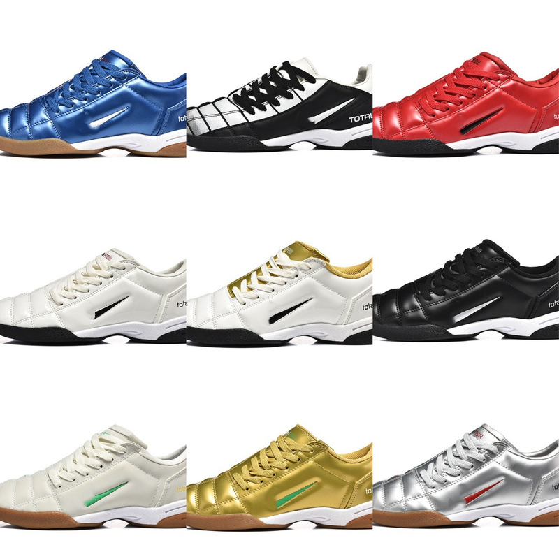 Cross-Border T90 Messi's Same Football Shoes Low-Top Male and Female Students Grass Nail Competition Training Non-Slip Outdoor Sports Shoes