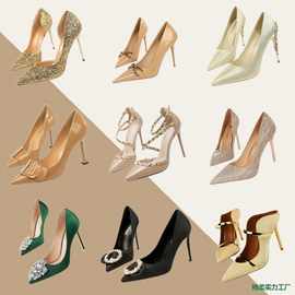 软装展厅北欧轻奢售楼处样板房衣帽间装饰品摆件高跟鞋女鞋子