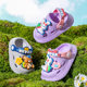 New EVA Children's Hole Shoes Summer Cute Cartoon Non-slip Sandals for Boys and Girls Baby Toe Slippers