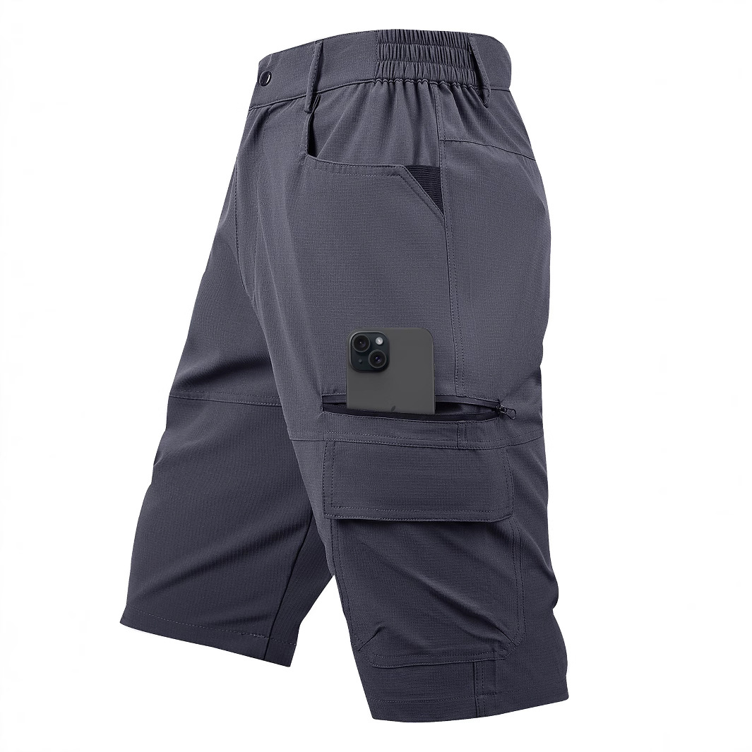 Cross-Border Men's Casual Multi-Pocket Shorts Summer Straight Outdoor Sports Three-Quarter Cargo Pants Daily