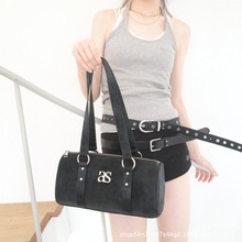 2025新款ason韩国设计师品牌甜酷风高级感logo手提包单肩包枕头包