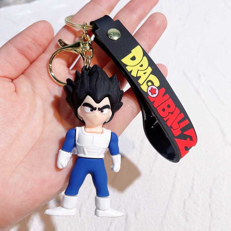 2024新しいドラゴンボールのキーホルダーのストラップのアニメの自動車のカバンは子供のプレゼントの漫画の孫悟空を飾ります。|undefined