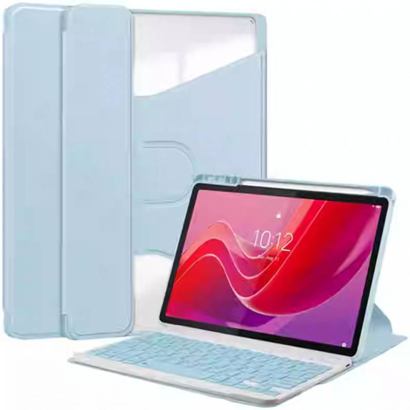 Suitable for Lenovo Tab M11 Protective Case with Pen Bluetooth Keyboard Acrylic Rotating Tb-330Fc/Fu11 Case