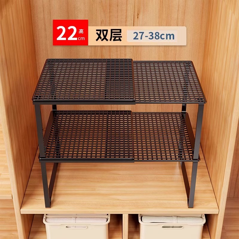 검정색 [접이식] 길이 27-38CM, 너비 27CM, 높이 22CM, 더블 레이어