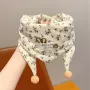 保暖碎花男童新款围脖