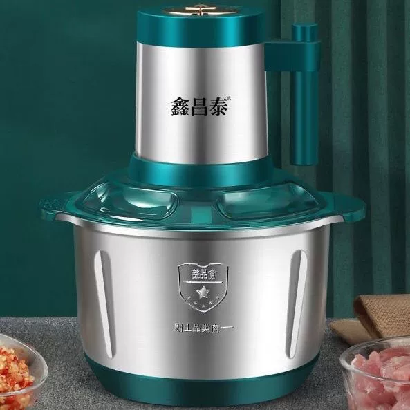 Цай [Спот нож, чтобы отправить горшок] Xinchangtai многофункциональная мясорубка 5 литров 6 листовой нож 500W Мощная мясная начинка