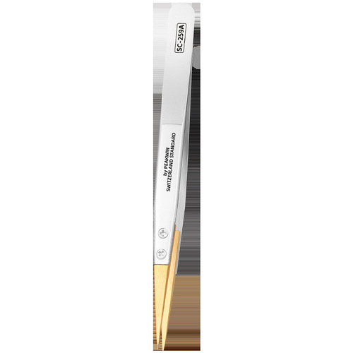 Watch repair tools: boxwood tweezers, precision anti-magnetic, anti-static, insulated, non-damaging parts, tweezers, No. 27 tip tweezers