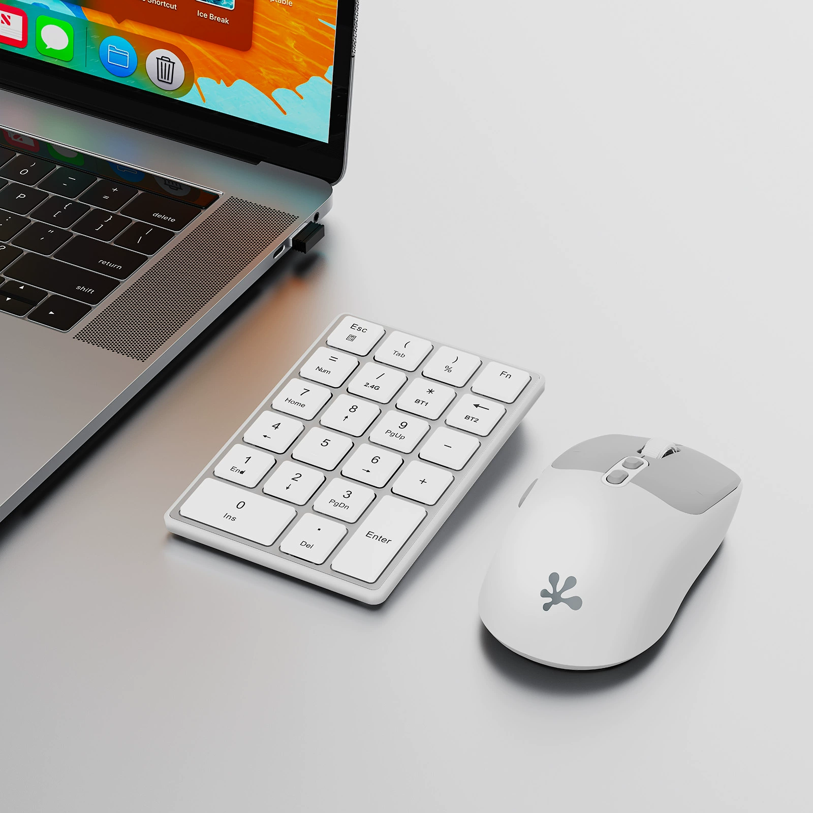 Клавиатура с зарядкой, тихий ноутбук, Bluetooth