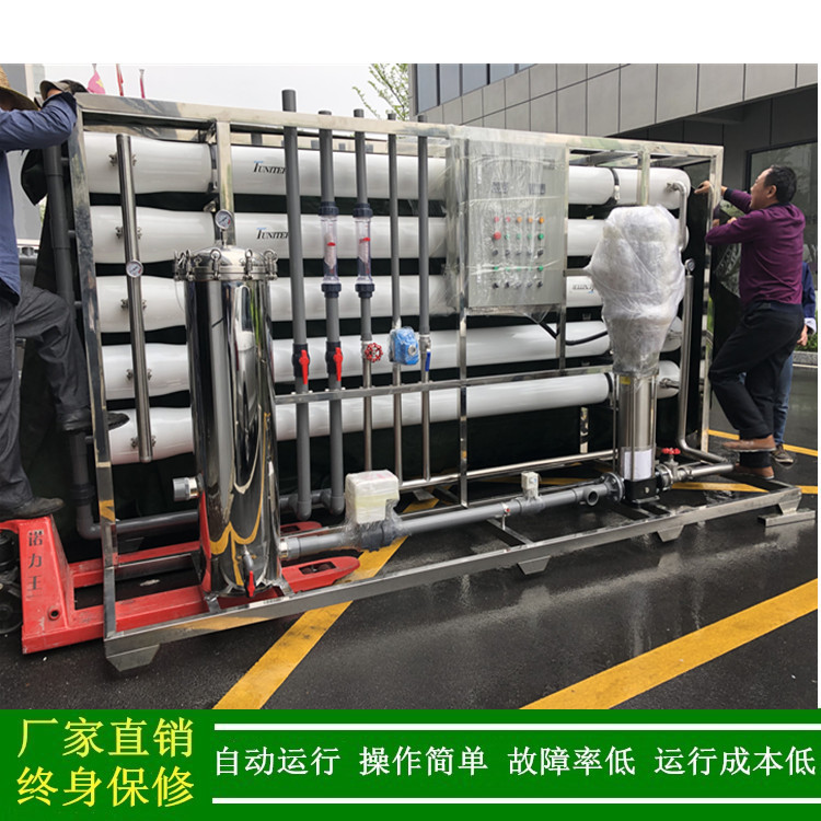 供应工业软水处理设备工业用反渗透纯水机深度脱盐一体式纯水设备