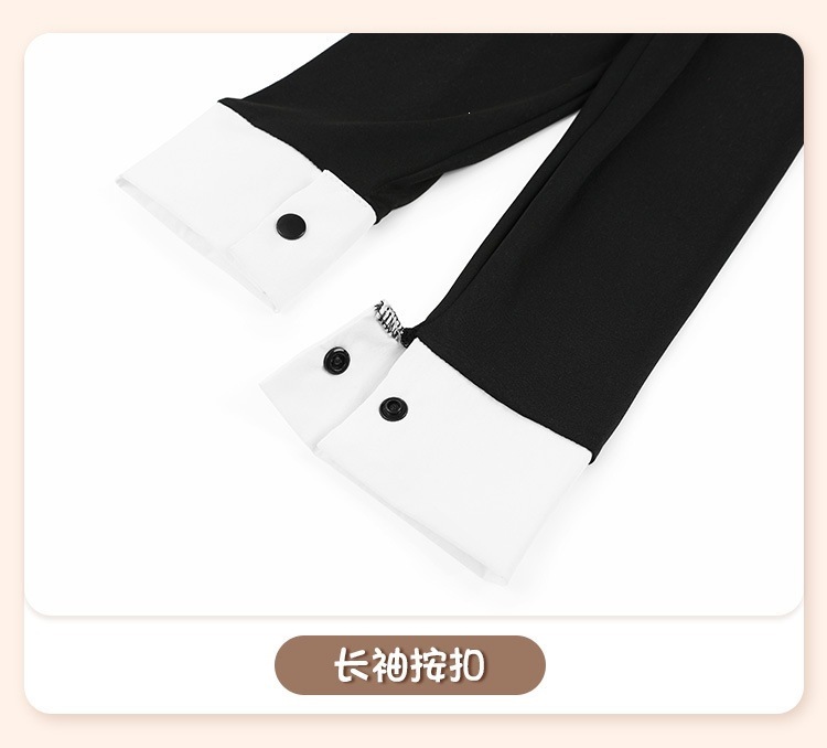 Feimu One-Shoulder Strapless High-Slit Maid Outfit with Apron and Headband — detail image 22
