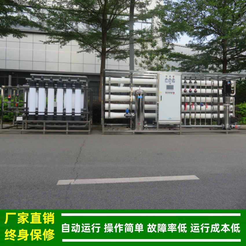 ro反渗透纯水机_25t/h反渗透水处理设备地下除铁除锰厂家绿健供应