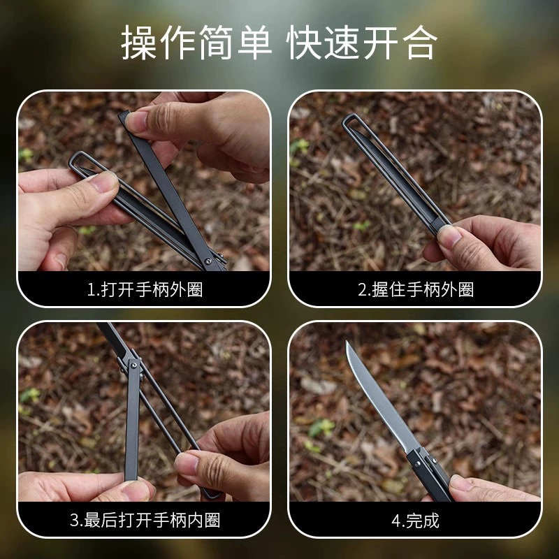Universal mechanical handheld sharp pocket knife for home use stainless steel for camping