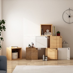 Zimu Yufangge Cabinet Free Combination Grids Cabinet Simple Modern Bookcase Bookshelf Student Locker Storage Cabinet