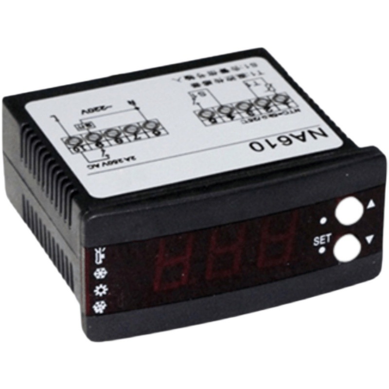 新亚洲NA610温控器 单制冷/单制热220V 内置变压器适用于排管冷库