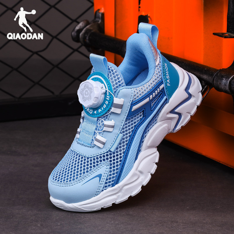 Jordan Boys' Sports Shoes Summer Hollow Mesh Breathable Boys' Running Shoes for Older Children Running Sports Shoes for Girls