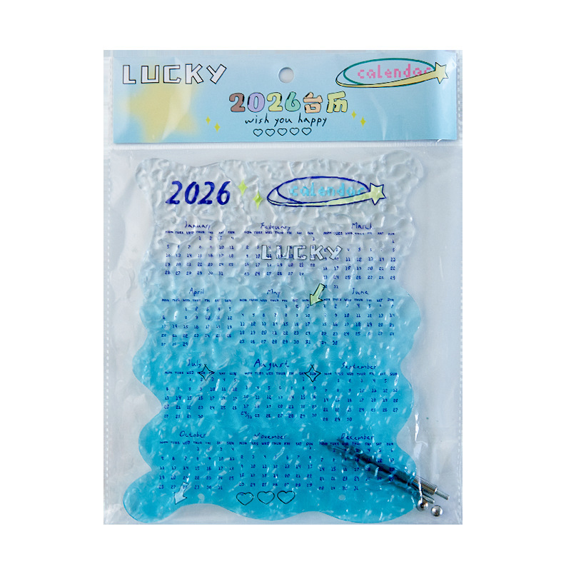 亚克力台历2026年新款桌面迷你小日历学生课桌办公室桌面摆件蛇年|undefined