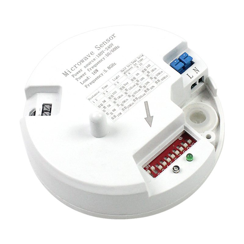 220V DIP multifunctional adjustable  microwave radar sensor