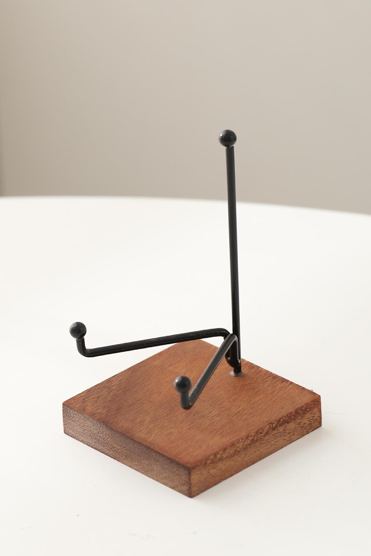 Tableta de té de madera sólida Pu 'er Tableta de té blanco Tableta de exhibición de base multifuncional Teléfono móvil Jade decoración de base