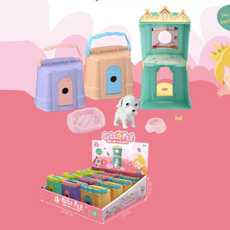 Кукла, вилла, дом, замок, семейная мебель, игрушка, питомец