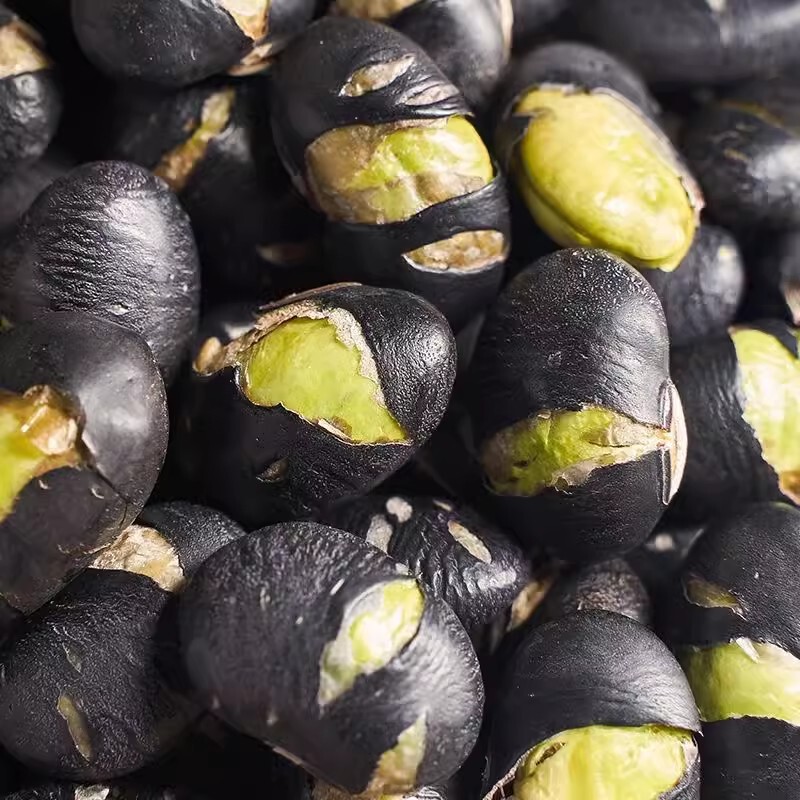 新疆産黒豆、オリジナルのすぐに食べられるスナック、新年の揚げ物、サクサク黒豆、塩揚げ豆、袋を開けてすぐに食べられる食品|undefined