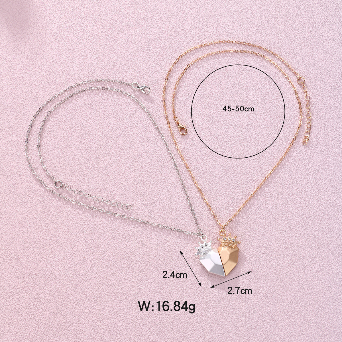 Alloy, Leather Rope Chain Material cable chain, Woven Chain Chain Type 1 Set Quantity IG Style Simple Style Heart Shape Alloy Leather Rope Cable Chain Woven Chain Pendant Necklaces Wholesale