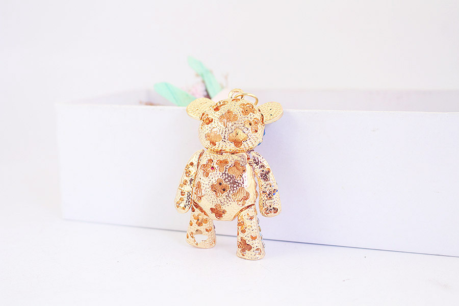58g Weight Keychain Classification 1 Piece Quantity Housewarming, Graduation Occasion Zinc alloy Material Bear Pattern Unisex Gender Cute Style Cute Bear Zinc Alloy Unisex Keychain 17