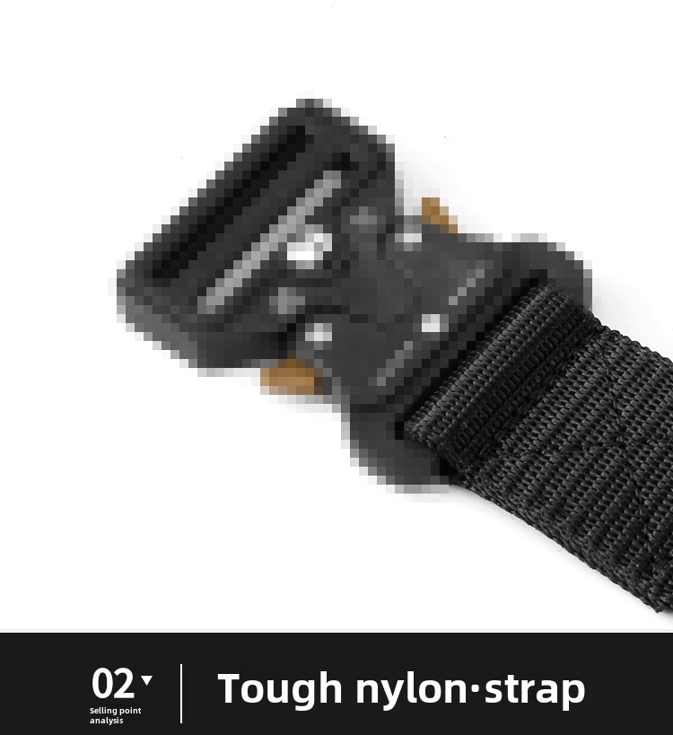 New all-match belt men's cobra buckle cloth belt sports tactical belt wholesale in stock men's belt high sense_viptrois.com