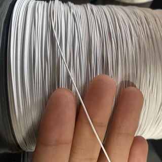 批发定制 旋转鞋带钢丝绳 304包塑软 纽扣用尼龙包塑不锈钢钢丝绳