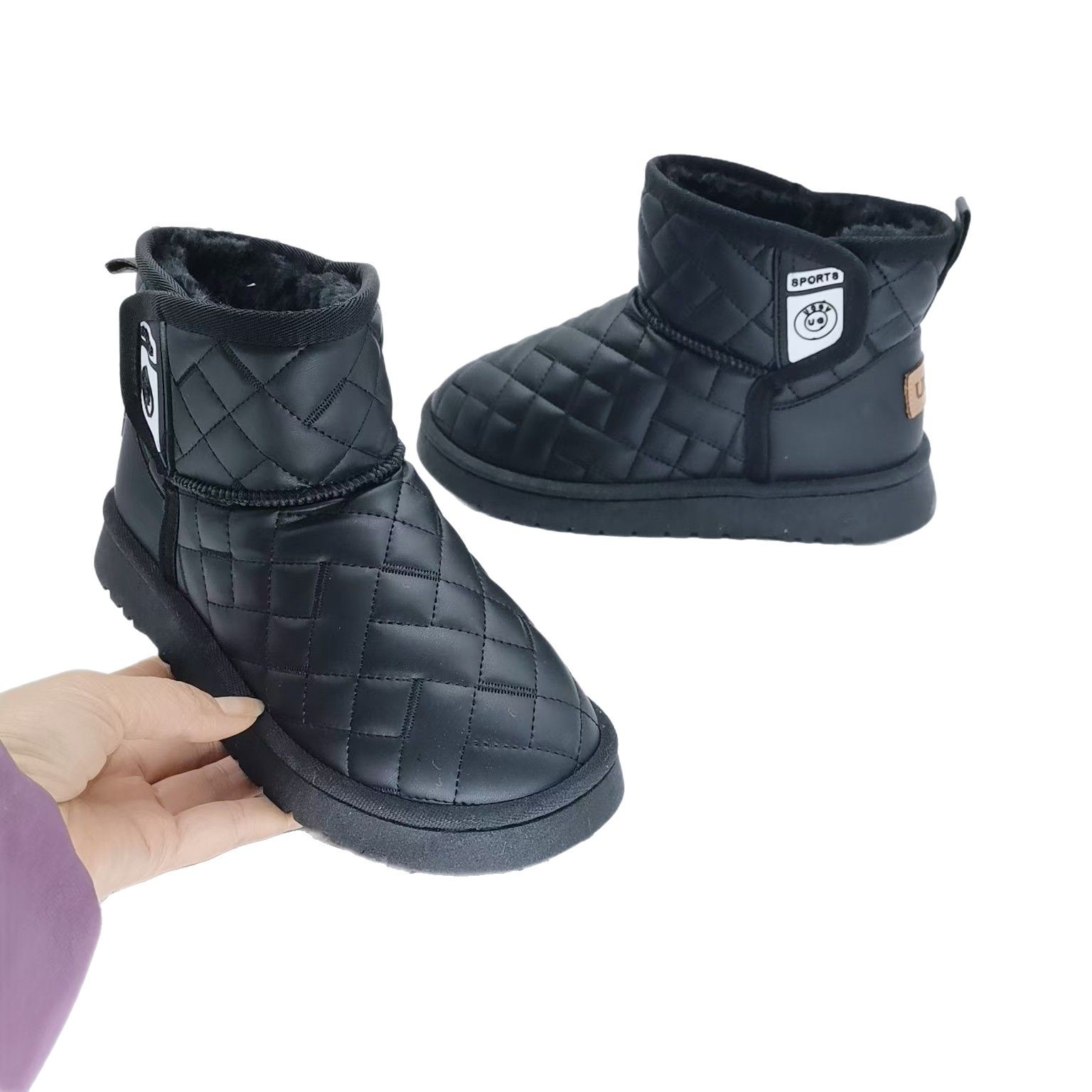 36-40 Tamaño de invierno botas de algodón botas de nieve para estudiantes zapatos de algodón zapatos deportivos