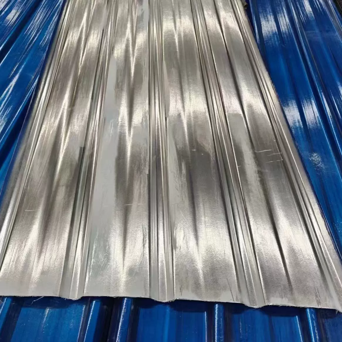 厂家批发透明屋面塑料玻璃钢瓦屋顶FRP波浪阳光瓦片采光瓦