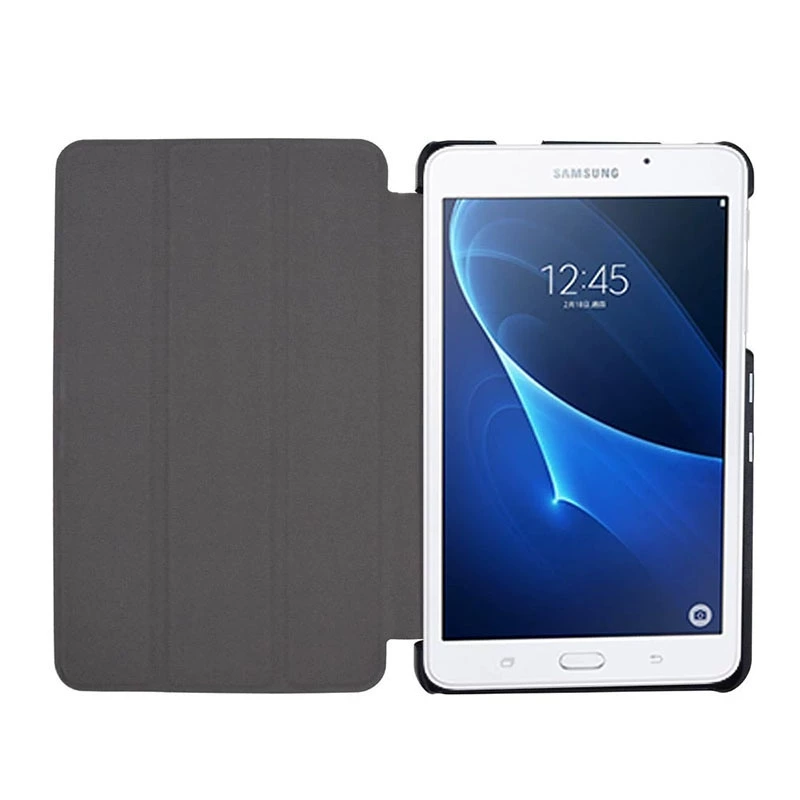 Подходит для Samsung Galaxy Tab A6 7.0 SM-T280/T285 кожаный чехол с тремя складками, защитный чехол