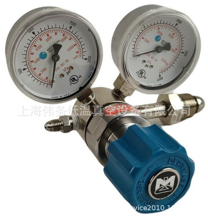 Matheson Tri Gas 3030-580 Gas Regulator Nickel-Plated Brass