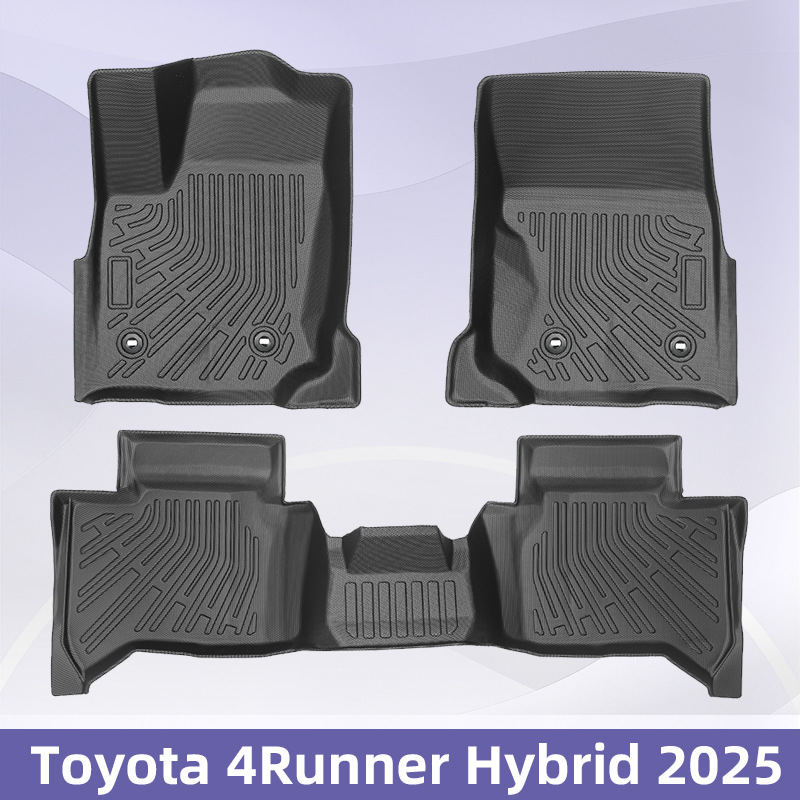 Para Toyota 4Runner Hybrid 2025 TPE Foot Pad 3D All Weather Backpack Pad