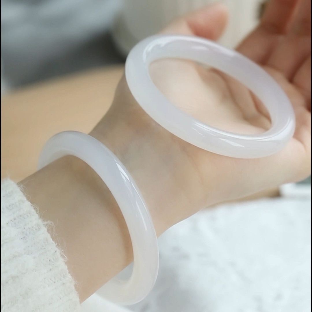 thick type highest-ranking imperial concubine bracelet glass imitation jade ins jingle bracelet beauty bracelet super fairy cold girlfriends bracelet gift for school season.