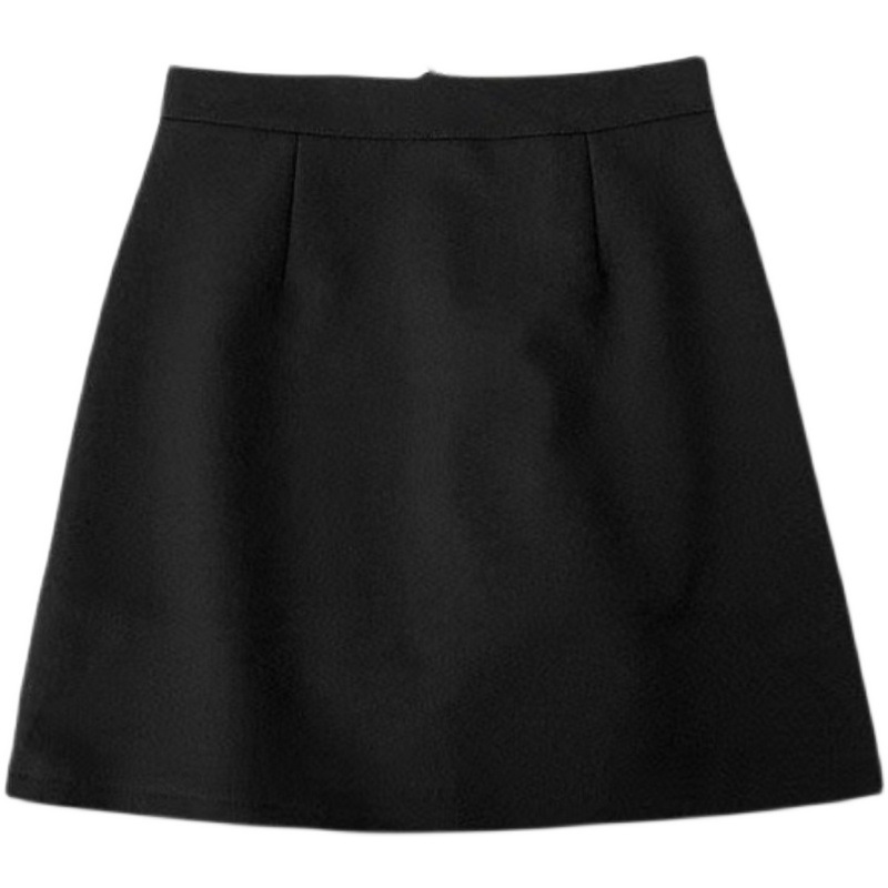 Tb半身スーツスカートクラシック黒半身スカート女性職業スカートヒップスカート高腰痩せ純色aスカート