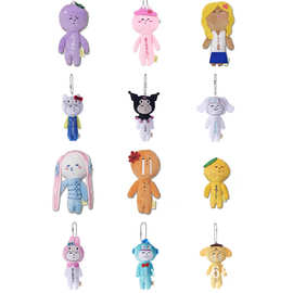 可爱丑娃娃搞怪yukio联名系列美乐蒂富士山毛绒玩具挂件女生礼物