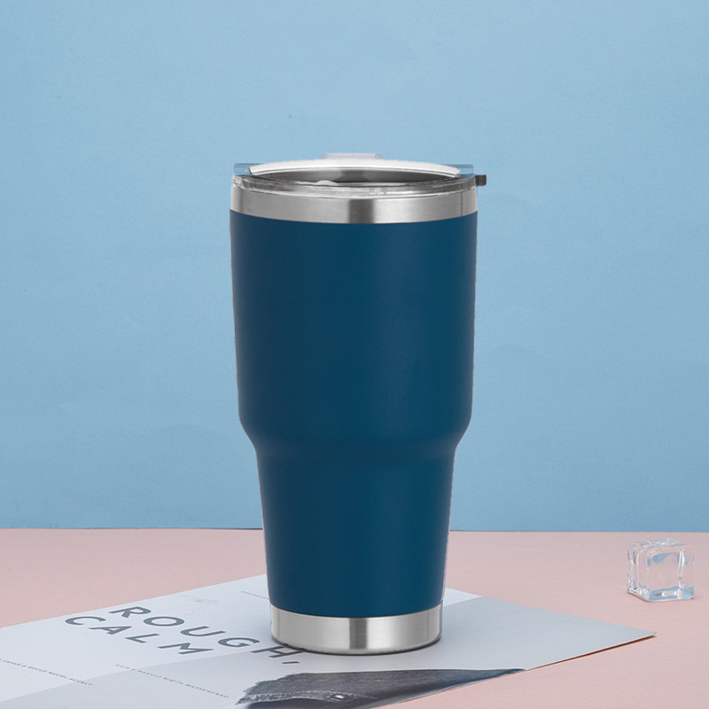 Taza de vacío de acero inoxidable 304 transfronterizo taza fría 30oz taza de coche taza de helado taza de cerveza taza de paja