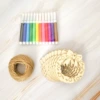 Венок, 1 уп. по 10 шт., с бечёвкой, с 12 красками