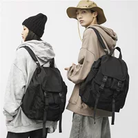 Brand lock for men and women, backpack, capacious bag for elementary school students for gym, Korean style, for students
