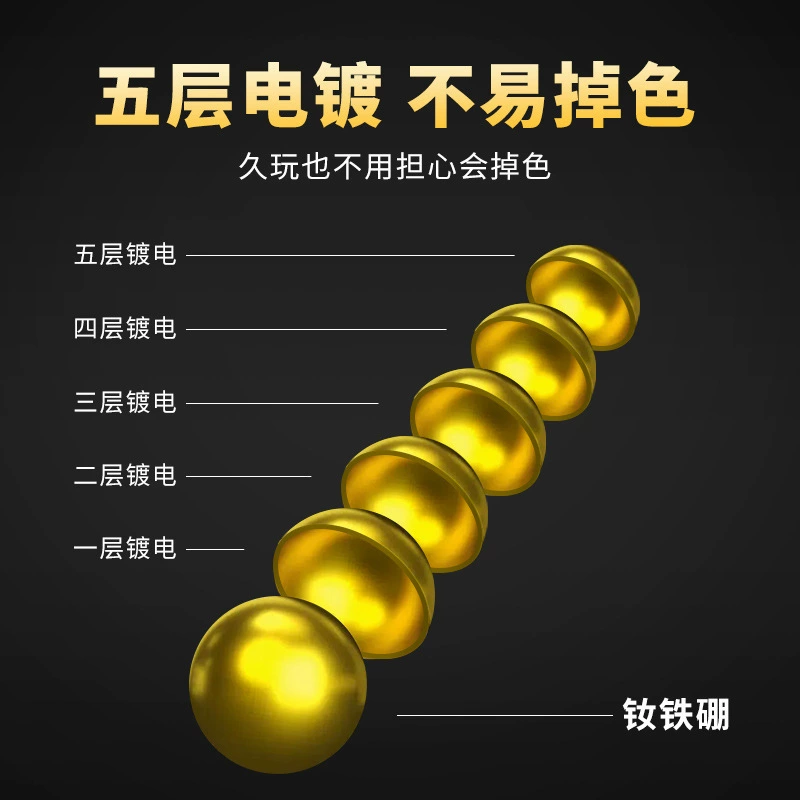 Magnetic smart toy, constructor, 5mm, anti-stress