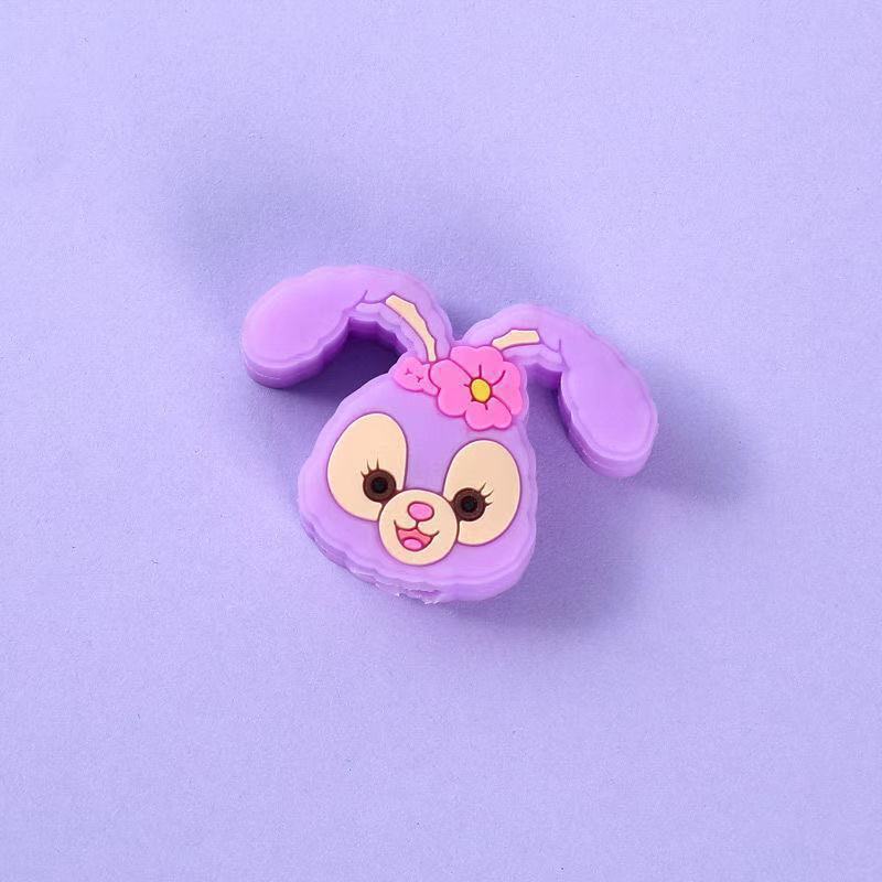 Protector de cable de datos animal lindo dibujos animados silicona anti-ruptura cable de carga picador de alambre mordedor de uso doméstico diario