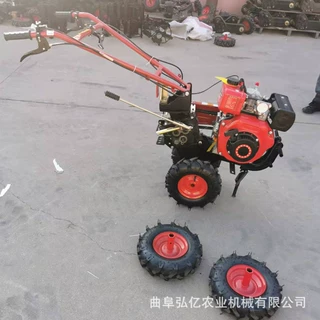 山地小型农用刨地机自走式果园旋耕除草机手扶两驱微耕机旋耕松土