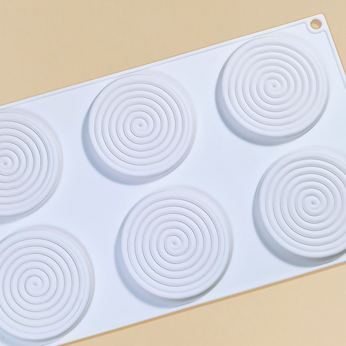 Sanxin 2-piece Mosquito Repellent French Mousse Cake Silicone Mold DIY 6-piece Cake Decoration Baking Tools Creative Skills