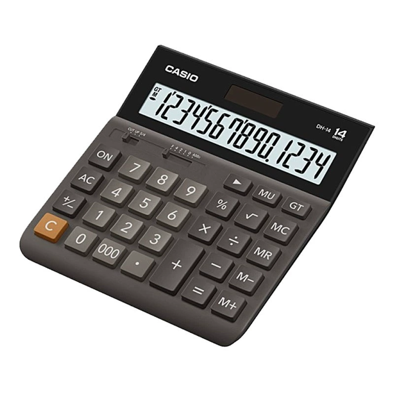 CASIO/Casio MH/DH-12 бизнес широкоформатный финансовый офисный калькулятор, маленький-средний электронный компьютер