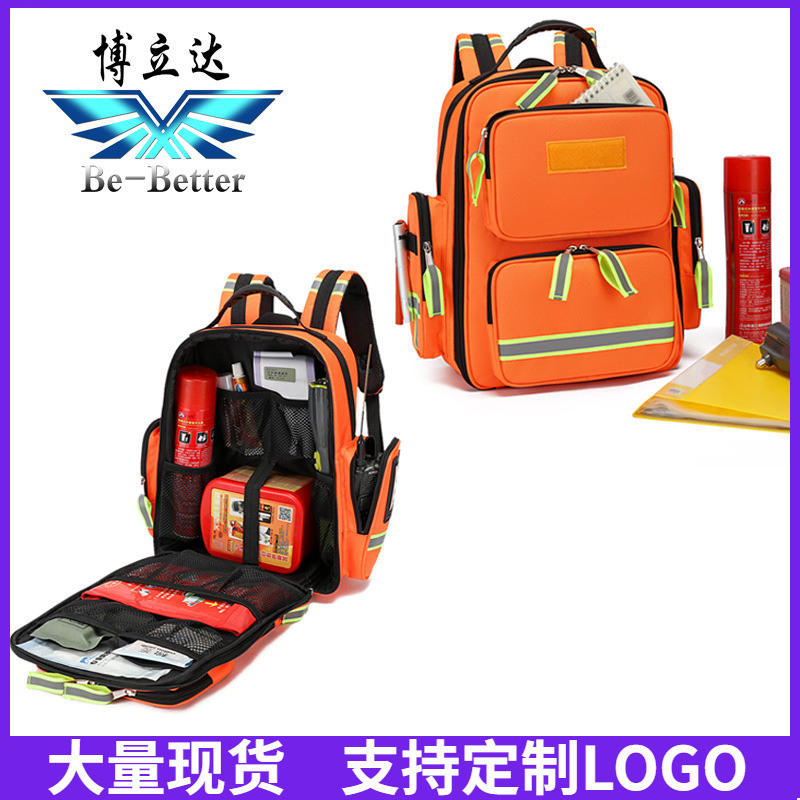 Bolida Car Emergency Kit First Aid Backpack Fire Backpack Family Follow-Up Kit Medical Backpack