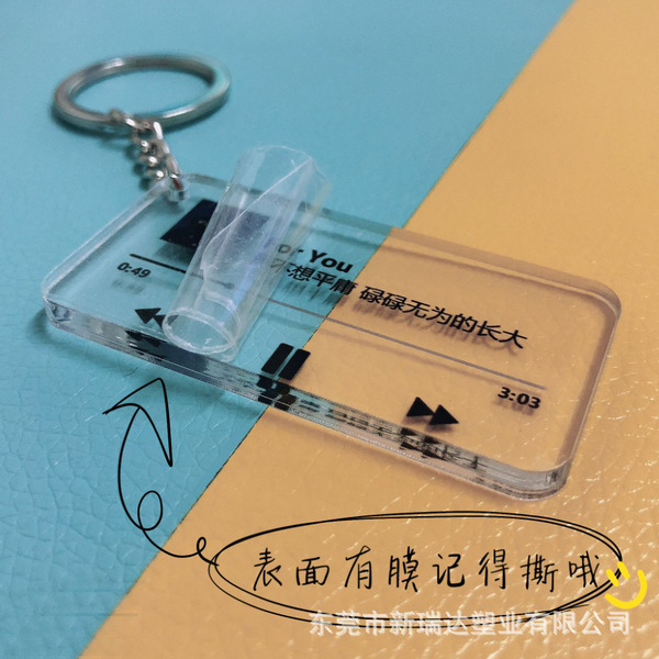 Acrylic cartoon keychain