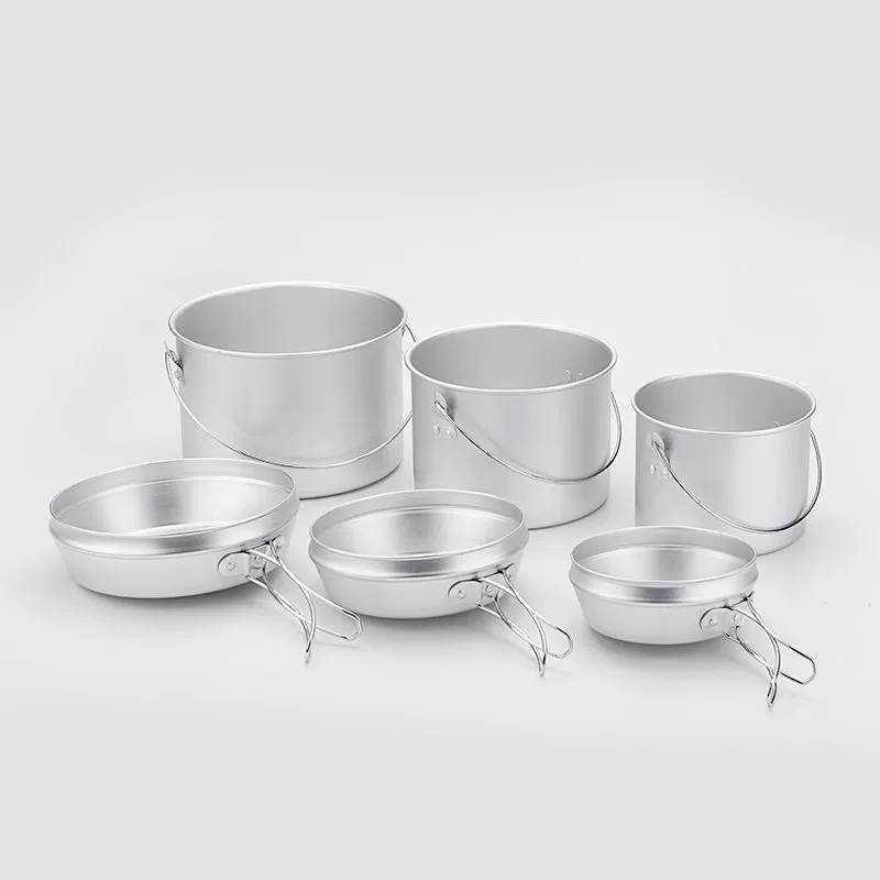 Путешествующая куртка, чайник для пикника для кемпинга, набор для ручного использования