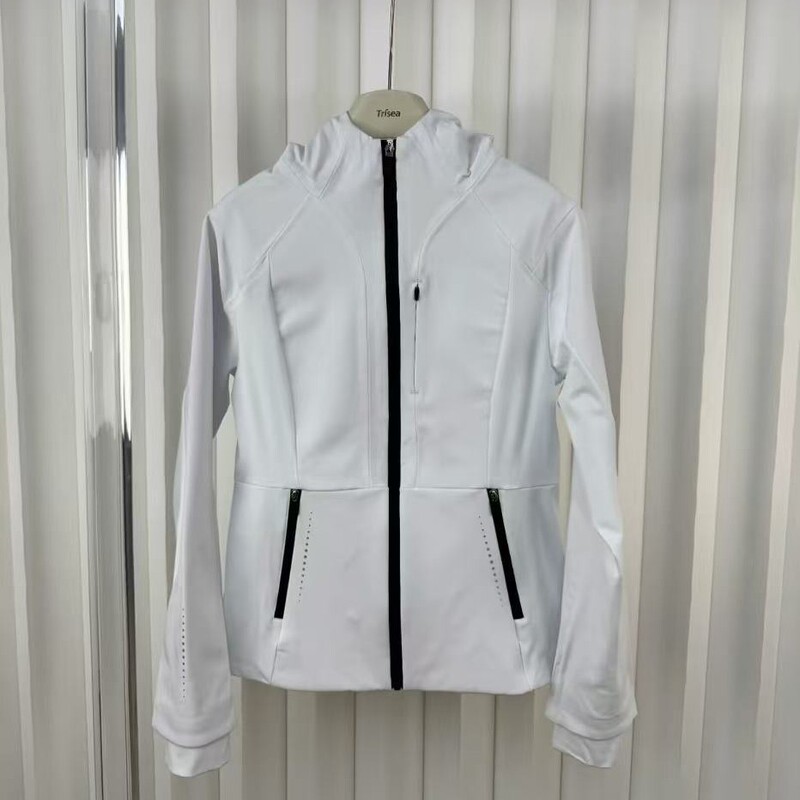 Windproof, Waterproof and Velvet Hooded Slim Sports Jacket Soft Shell Slim Jacket Yoga Wear